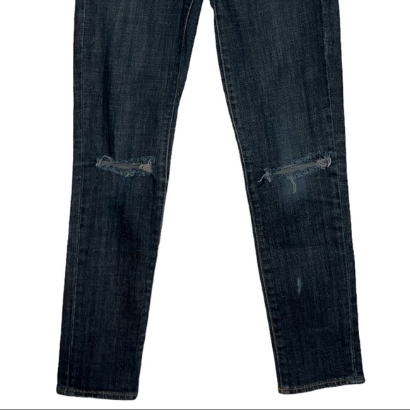 J.CREW STRETCH TOOTHPICK DISTRESSED WOMEN’S JEANS‎ SIZE 25 - Picture 4 of 13
